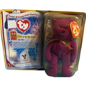TY Beanie Babies McDonald's Corp. Plush Doll Millennium The Bear (BOXED)